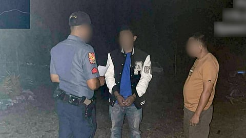 ILOILO. Police operatives from the Lambunao Municipal Police Station under the Iloilo Police Provincial Office (Ippo), together with the 2nd Iloilo Provincial Mobile Force Company and the Regional Intelligence Unit (RIU) in Western Visayas – Provincial Intelligence Team Iloilo, arrest alias Carl, the fiftn  most wanted person in Iloilo province for frustrated murder, during an operation in Barangay Poblacion Ilawod, Lambunao, Iloilo, around 7:21 p.m. on March 12, 2026. 