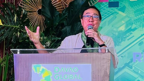 DGT EXPANSION UPDATES. Jose Soberano III, chairman and chief executive officer of Cebu Landmasters Inc. and chairman of YHEST Realty and Development Corporation, briefs guests on expansion plans at Davao Global Township in Matina, Davao City, following the opening of the Retail Pads and Pavilion on March 10, 2026.