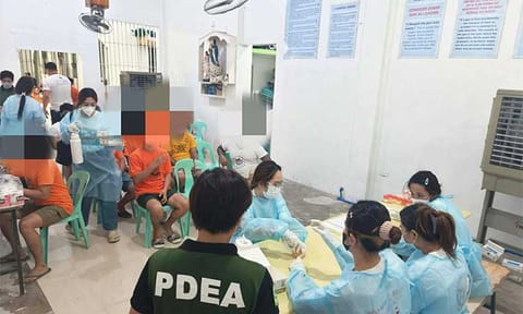 PDEA conducts surprise inspection at Pampanga jail
