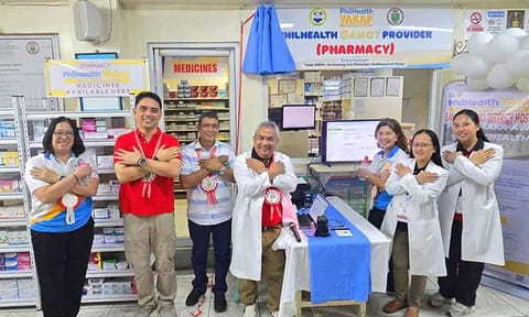 The Philippine Health Insurance Corporation launched the Guaranteed Accessible Medications for Outpatient Treatment program at San Marcelino District Hospital in Zambales, providing PhilHealth members access to essential outpatient medicines at no additional cost through the Yaman ng Kalusugan Program. (Photo courtesy of PhilHealth Region 3)