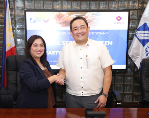SSS partners with EastWest Rural Bank 
to bring services closer to rural areas
