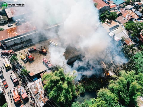 ILOILO. Thirteen houses were completely destroyed and five were partially damaged in a residential fire in Barangay Gustilo, La Paz District, Iloilo City, on March 19, 2026. 