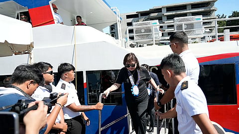 NEW LINK. Carlos A. Gothong Lines Inc. launched its GT Express Uno on March 18. The vessel will begin serving Mandaue and Lapu-Lapu cities after Holy Week. Photo from the Facebook page of Lapu-Lapu City Mayor Cindi Chan.