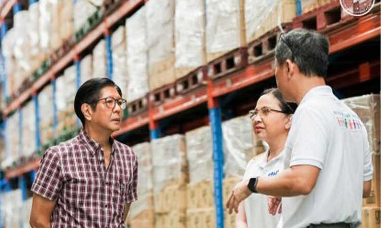PBBM visits food facility, assures stable supply amid global tensions