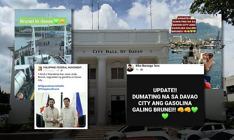 Davao City LGU denies viral reports of Brunei oil supply
