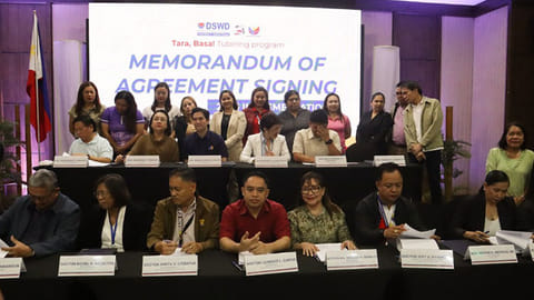 Tripartite MOA gipirmahan sa Sugbo alang sa Tara, Basal! Program 2026