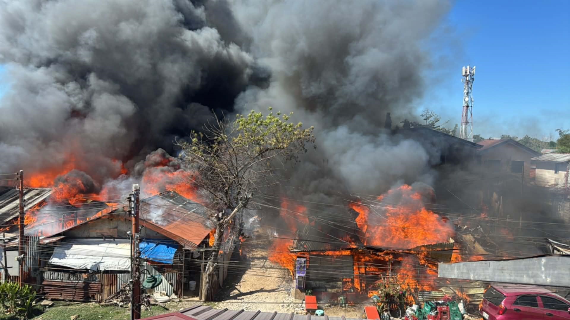 P1.1M ang danyos sa sunog sa Brgy. Buaya