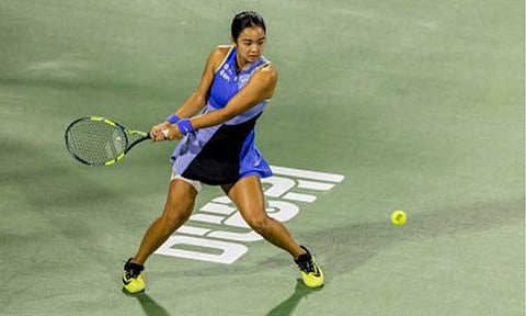 Filipino tennis player Alexandra Eala (Contributed file photo)
