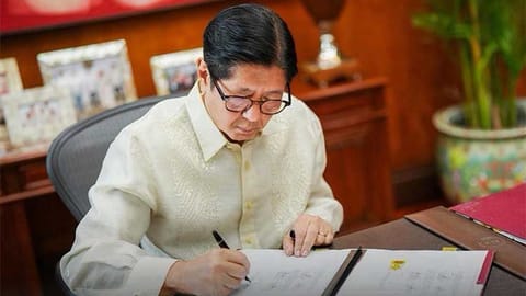 Marcos signs law allowing fuel tax cuts amid oil price surge
