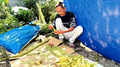 Palm Sunday: Faith woven by hand