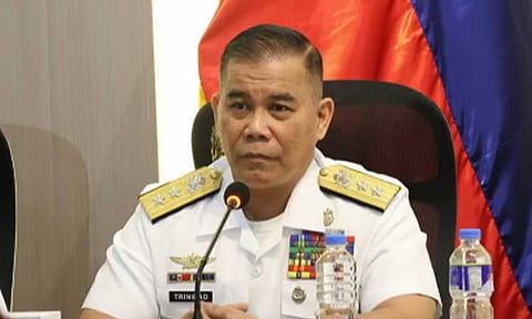 Philippine Navy spokesperson for the West Philippine Sea Rear Admiral Roy Vincent Trinidad (PNA file photo)