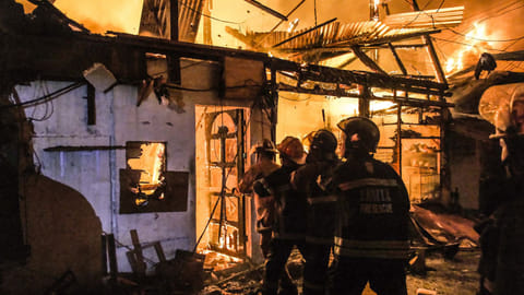 5 fires displace 350 across metro