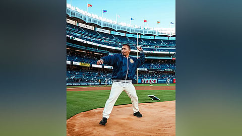 Pacquiao nag-ceremonial first pitch sa NY