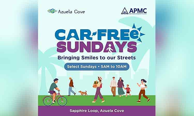 Azuela Cove's Car-Free Sundays Foster Active, Sustainable Urban Living