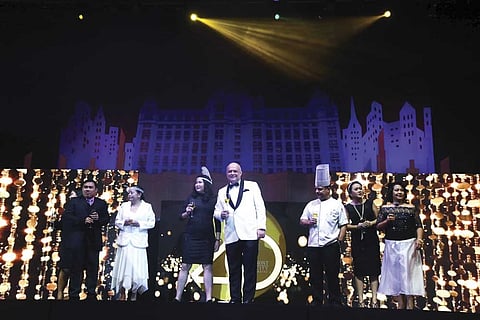 Timeless at twenty. At Waterfront Cebu City Hotel and Casino during its 20th anniversary celebration, general manager Anders Hallden (center) and his team, from left, group IT manager Leo Escarro; group revenue manager Dionaly Yap; group sales manager-Vismin Antoinette Elmido; corporate executive chef Giovanni Sias; group marketing communications manager Pia de Villa and peers services manager Annabelle Sanico.