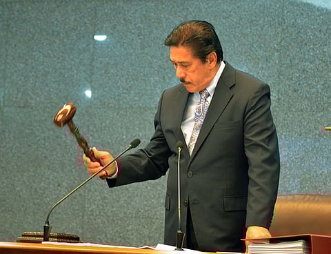 Sotto ignores bashers, focuses on Senate duties