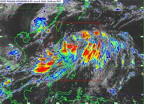 Satellite image from Pagasa