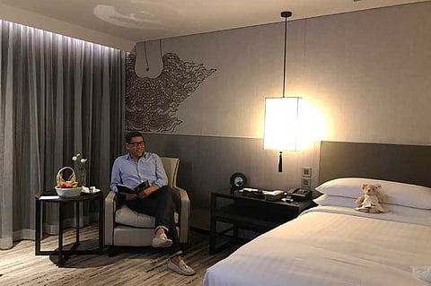 5 Slept with the Marriott bear