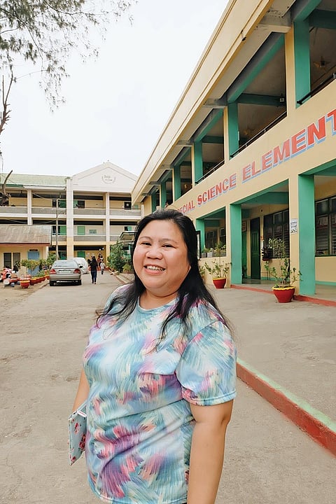 Merla Silva, reading coordinator of Digos City Central Elementary School (Contributed photo)