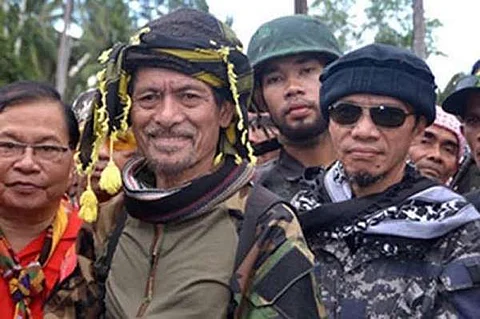 MANILA. Moro National Liberation Front founder Nur Misuari (center). (SunStar File)