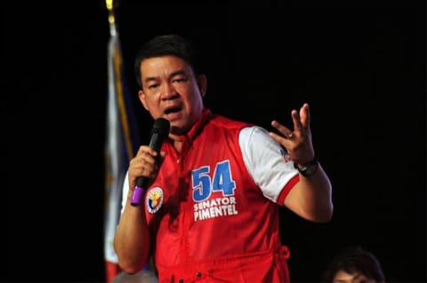 MANILA. Senator Koko Pimentel. (Photo from Pimentel's Facebook page)