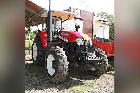 Four-wheel drive farm tractor worth P2.5 million was turned over by the Department of Agriculture (DA)-Davao, through its corn program last July 31, 2019. (Photo from Elizabeth C. Torio, DA 11 staff)