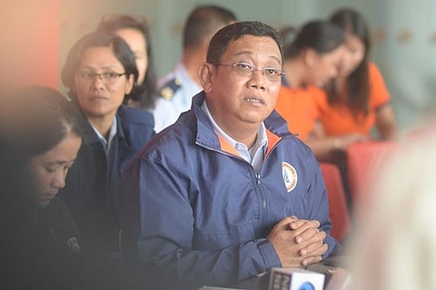 ILOILO. Commodore Victor Dela Vega, Philippine Coast Guard District Western Visayas district commander, in a press conference at the Iloilo Ferry Terminal command center on August 5, 2019. (Leo Solinap/SunStar Philippines)