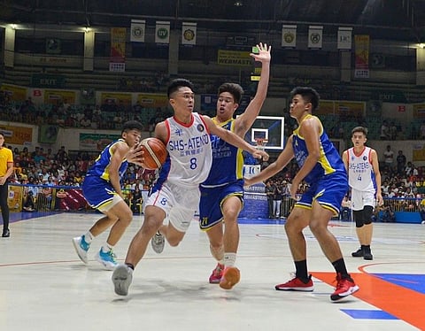  CEBU. Ateneo de Cebu head coach Rommel Rasmo still remembers the difficulties they faced last season, making their title win this year a lot sweeter. (Photo by Ron Tolin)