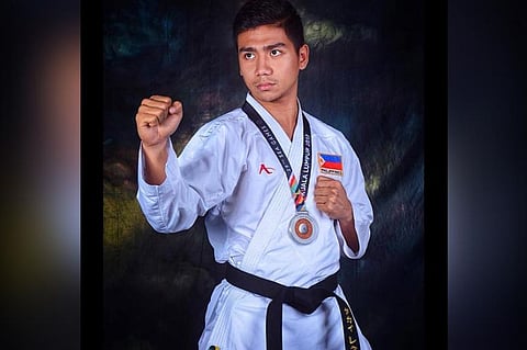 DAVAO. Twenty-ninth Southeast Asian (SEA) Games karatedo silver medalist Rexor Romaquin Tacay of Davao City is ready to compete for Team Philippines in the 30th edition of the biennial meet. (Rexor Romaquin Tacay Facebook)