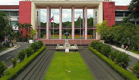 MANILA. The Oblation Plaza at the University of the Philippines Diliman.