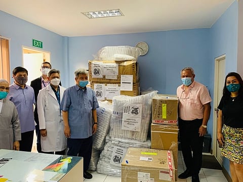 SM Foundation donates medical supplies to Maria Reyna-Xavier University Hospital