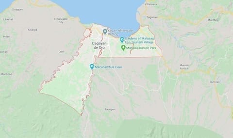 Cagayan de Oro City map