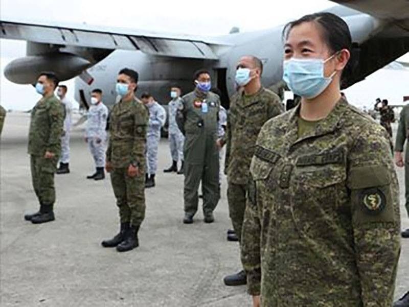 CEBU. In this file photo, a medical team from the Armed Forces of the Philippines arrive in Cebu on June 28, 2020 to help fight the pandemic. (Contributed Photo)