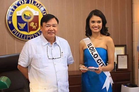 ILOILO. Mayor Jerry Treñas with Miss Universe Philippines 2020 Rubiya Mateo. (Photo courtesy of Mayor Jerry Treñas)
