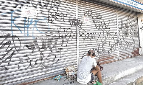 Multa sa vandalism di mominos P3,000