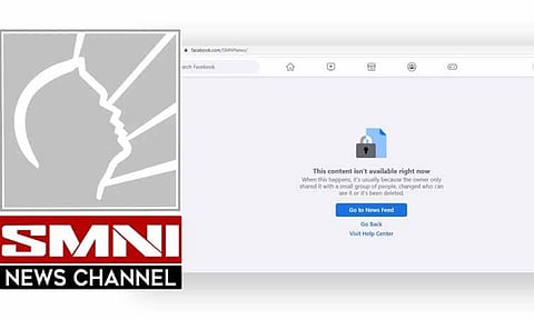 Meta deletes ACQ’s SMNI News Facebook page?