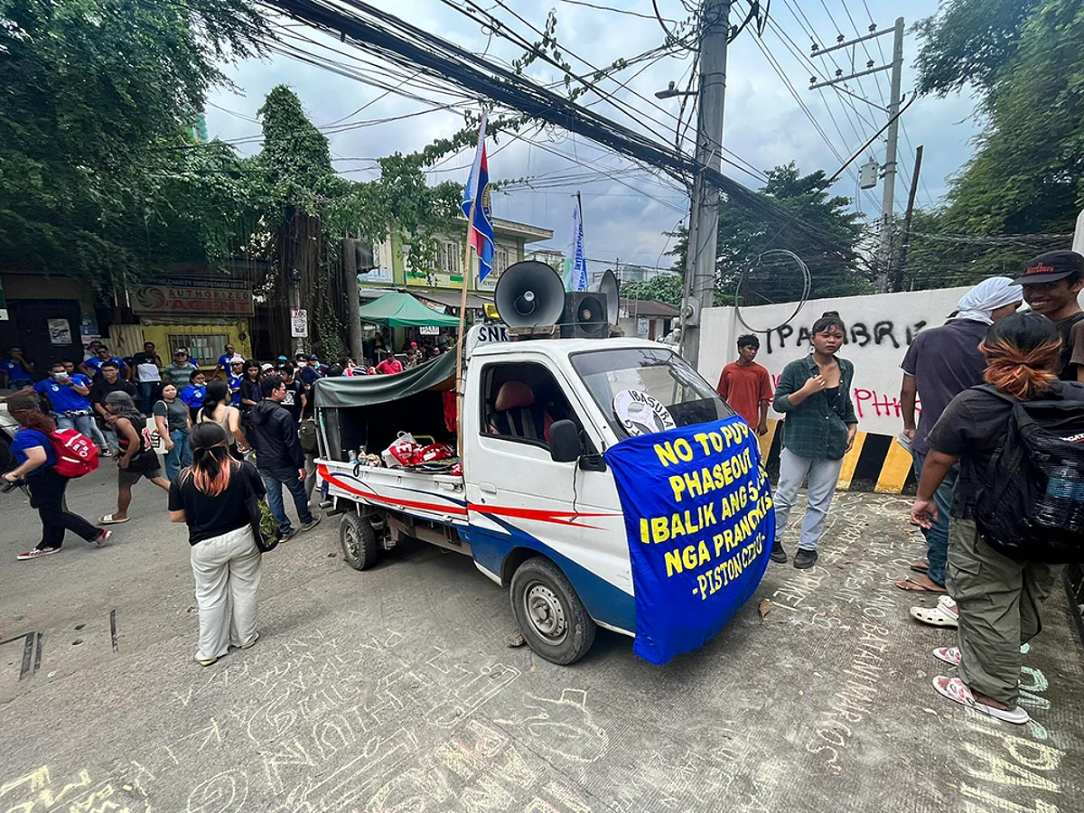 Piston Supports Transport Strike Holds Protests In Metro Cebu Piston Supports Transport Strike Holds Protests In Metro Cebu