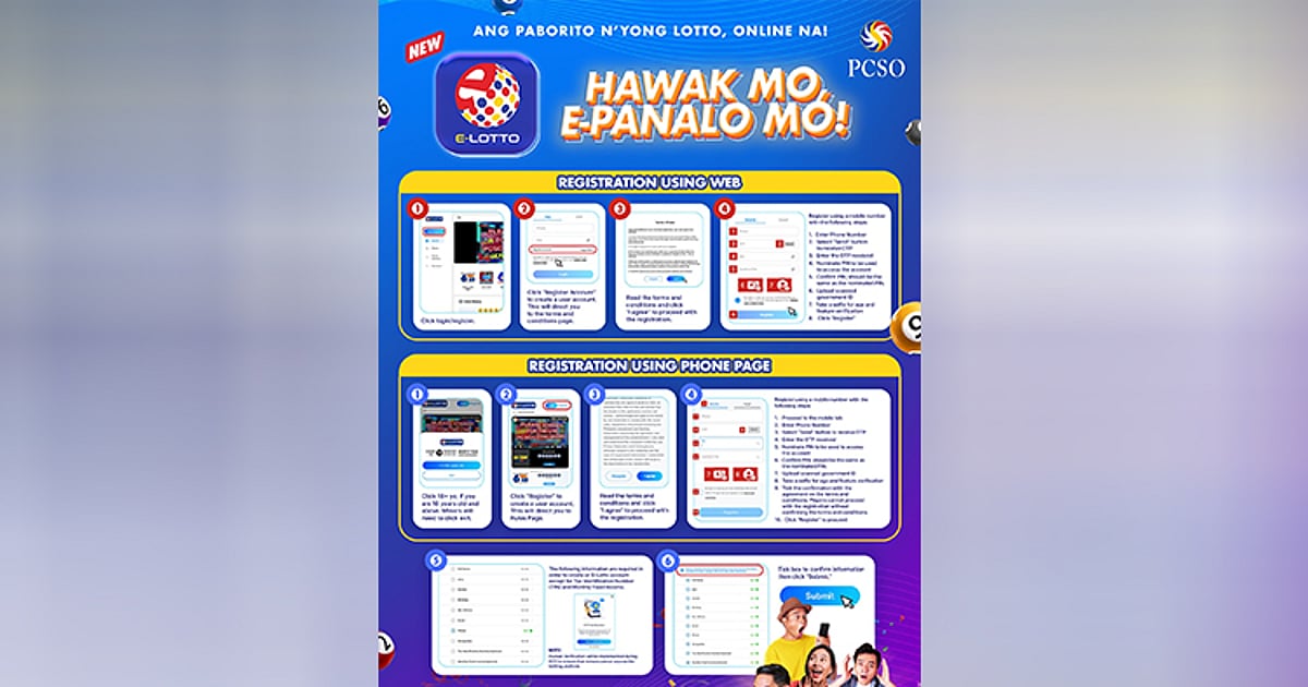 PCSO launches e-lotto