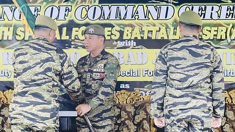 Philippine Army names new 4SFBn commander