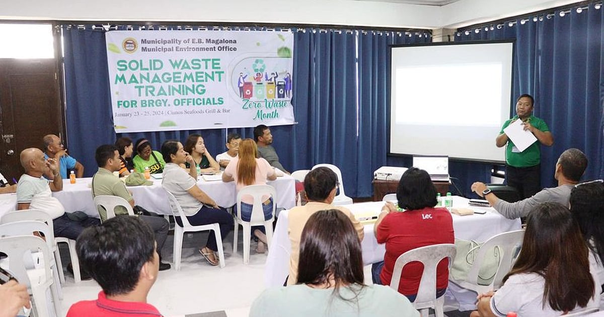 Solid Waste Management Training for Village Officials in E.B. Magalona | Zero Waste Month