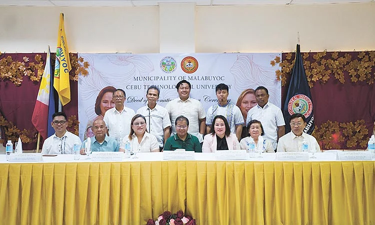 Malabuyoc Municipality transfers property to Cebu Technological University Extension