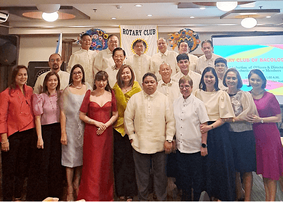 42nd Induction of Rotary Club of Bacolod - East new officers and members