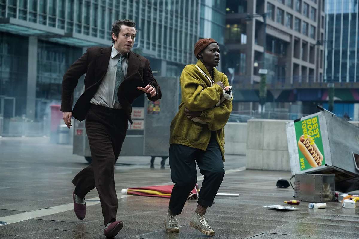 Academy Award winner Lupita Nyong’o and Joseph Quinn fight for survival as Samira and Eric in “A Quiet Place: Day One”