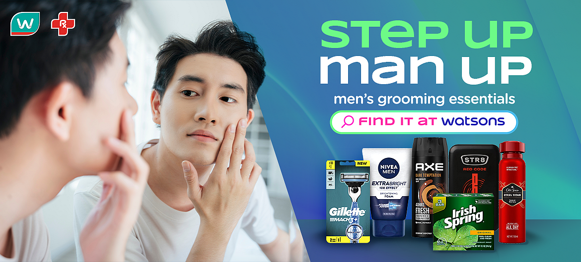 Watsons treats all men with wide range of products and exciting offers up for grabs this Men's month