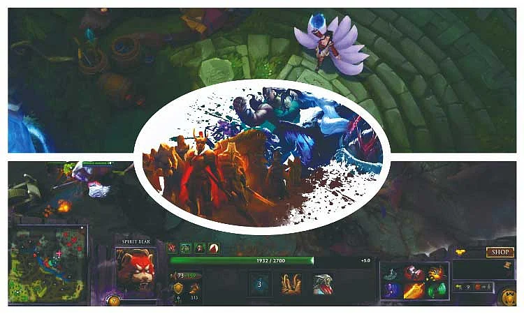 Entry-level gaming: League of Legends, Dota 2 comparison