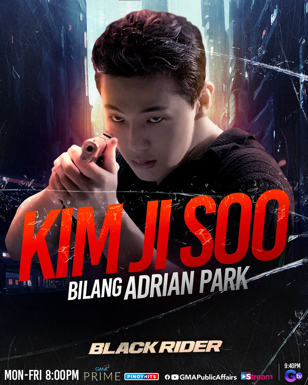 Korean actor Kim Ji Soo and Kapuso actor Jak Roberto now part of 'Black Rider'
