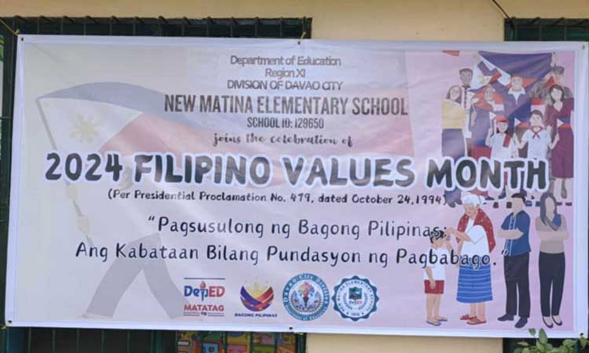 Davao City School Celebrates Filipino Values Month