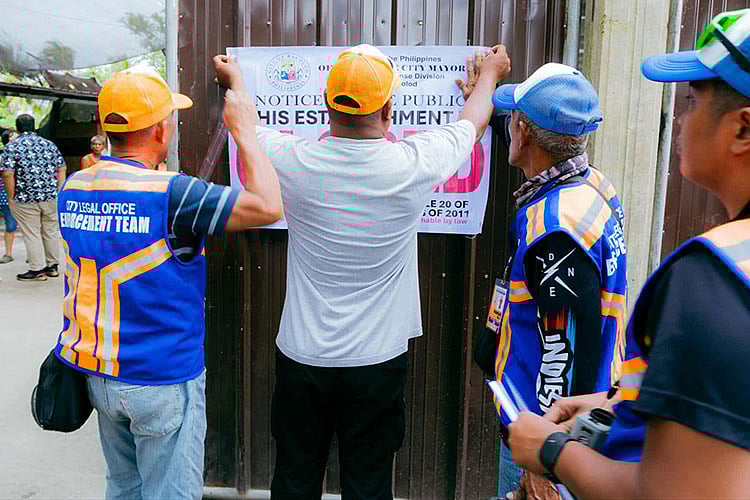 6 biz firms closed down for operating without business permit