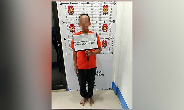 ‘Hubog’ nga polis nanion sa buwangan, nadakpan