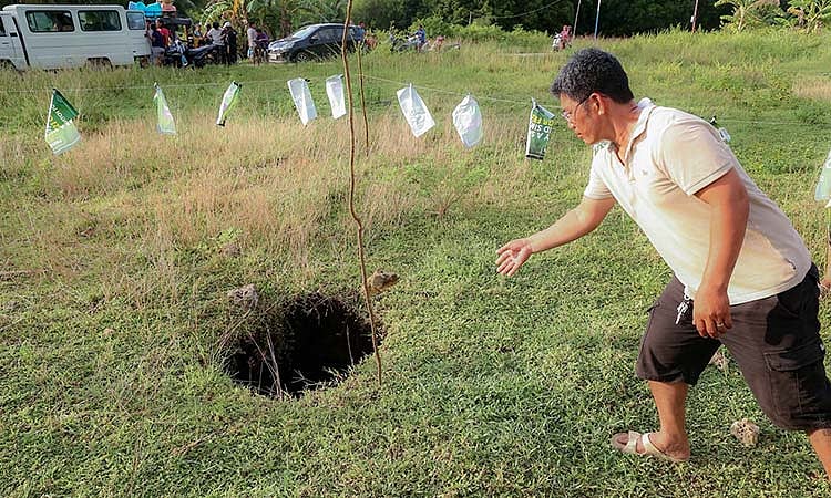 MGB 7: 70 ka sinkholes mitumaw sa Norte